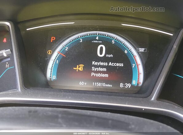 JHMFC1F74JX007147 2018 HONDA CIVIC Gray 