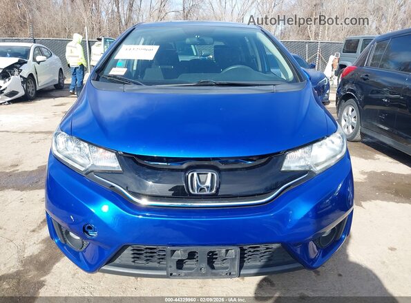 JHMGK5H75HS010674 2017 HONDA FIT Blue Vista del salpicadero