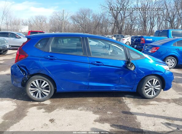 JHMGK5H75HS010674 2017 HONDA FIT Blue Vista del cuadro de instrumentos