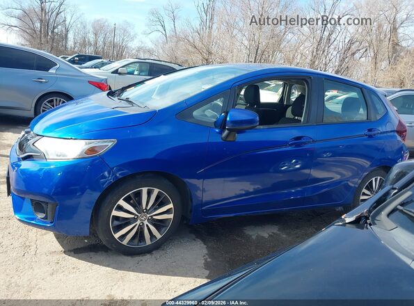 JHMGK5H75HS010674 2017 HONDA FIT Blue Vista interior trasera