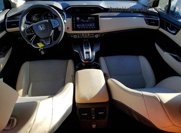 JHMZC5F10KC005257 2019 HONDA CLARITY White წინა პანელის ხედი