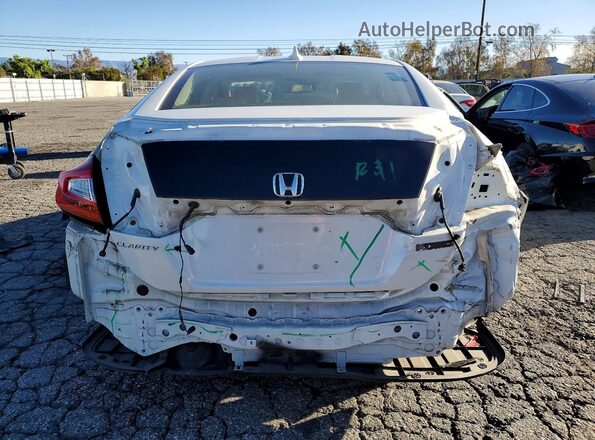 JHMZC5F10KC005257 2019 HONDA CLARITY White უკანა ხედი
