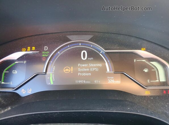 JHMZC5F12MC001360 2021 HONDA CLARITY Серый 
