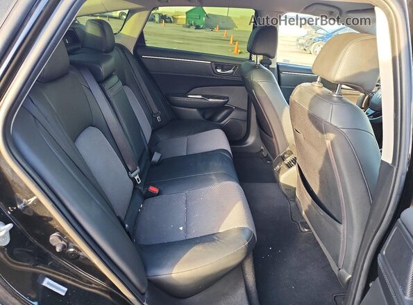 JHMZC5F15KC005318 2019 HONDA CLARITY Black Vista de los asientos traseros