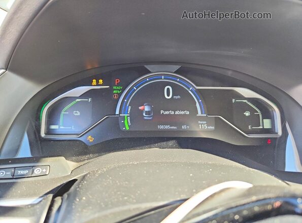 JHMZC5F18LC002530 2020 HONDA CLARITY Silver 