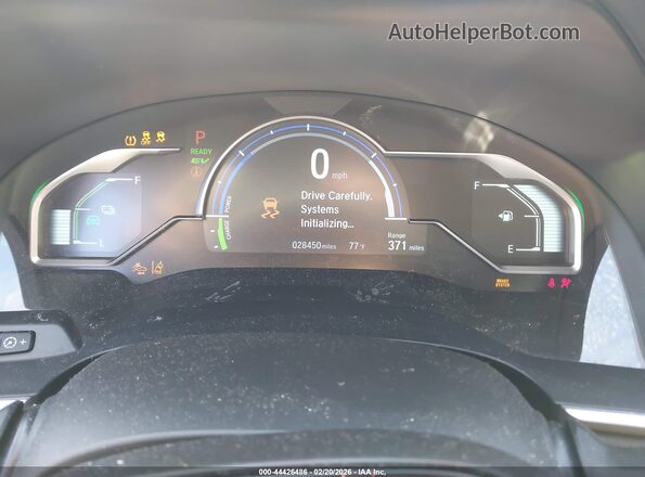 JHMZC5F19MC001422 2021 HONDA CLARITY Silver Widok tylnych siedzeń