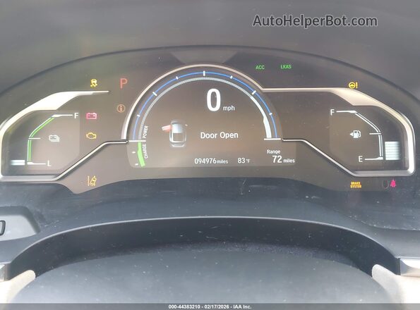 JHMZC5F30JC000298 2018 HONDA CLARITY PLUG-IN HYBRID Red 