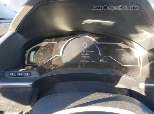 JHMZC5F33KC000748 2019 HONDA CLARITY Gray Instrument cluster view