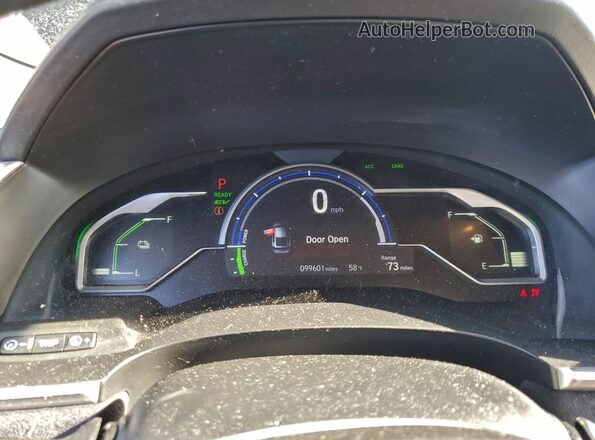 JHMZC5F35KC003098 2019 HONDA CLARITY Black Սարքավորումների վահանակի տեսք