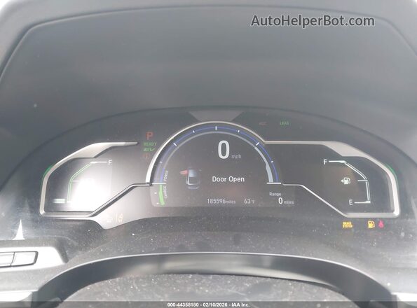 JHMZC5F3XKC006255 2019 HONDA CLARITY Gray Вид задніх сидінь