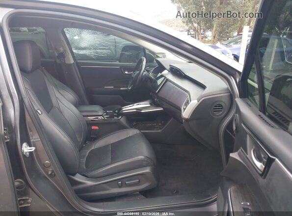 JHMZC5F3XKC006255 2019 HONDA CLARITY Gray Вид салону спереду