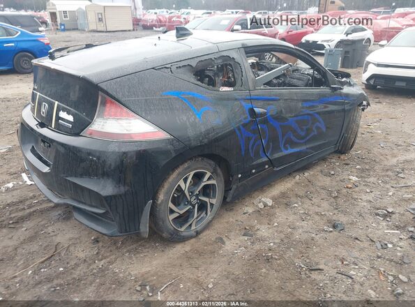 JHMZF1D46GS001451 2016 HONDA CR-Z Black Задня права чверть