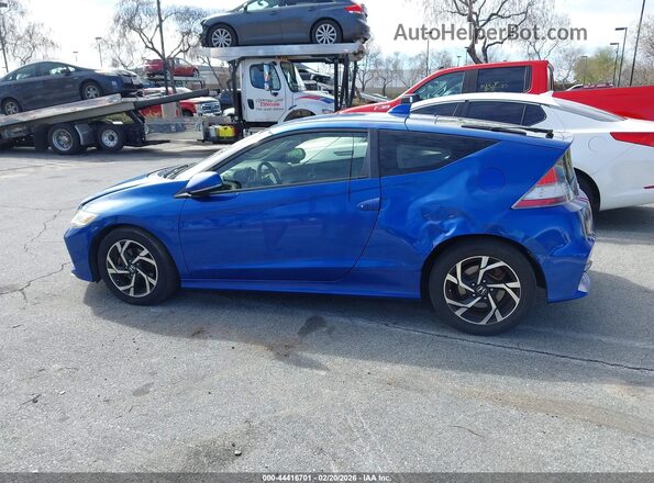 JHMZF1D62GS001366 2016 HONDA CR-Z Blue Սալոնի 360 աստիճան տեսք