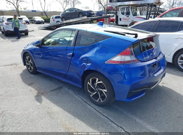 JHMZF1D62GS001366 2016 HONDA CR-Z Blue Հետևի ձախ