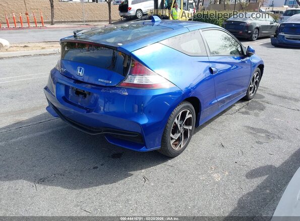 JHMZF1D62GS001366 2016 HONDA CR-Z Blue Հետևի աջ