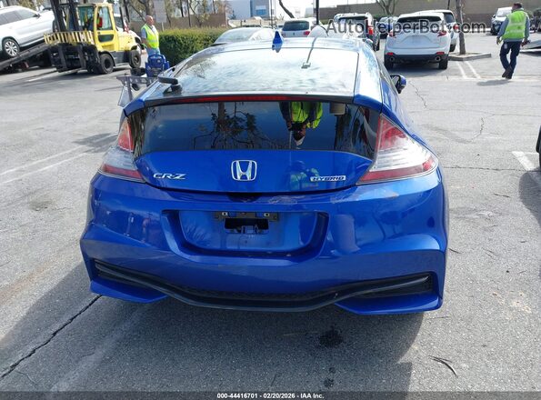JHMZF1D62GS001366 2016 HONDA CR-Z Blue 