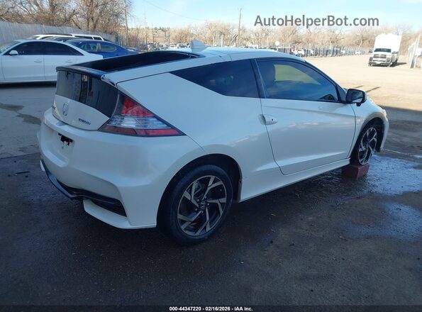 JHMZF1D65GS000843 2016 HONDA CR-Z White Հետևի աջ