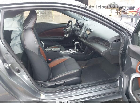 JHMZF1D67GS001329 2016 HONDA CR-Z Gray Widok wnętrza z przodu