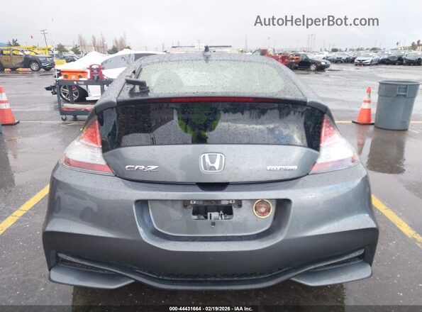 JHMZF1D67GS001329 2016 HONDA CR-Z Gray 