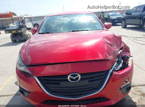JM1BM1U7XG1282839 2016 MAZDA 3 Red Вид щитка приладів