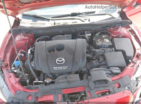 JM1BM1U7XG1282839 2016 MAZDA 3 Red Вид ззаду