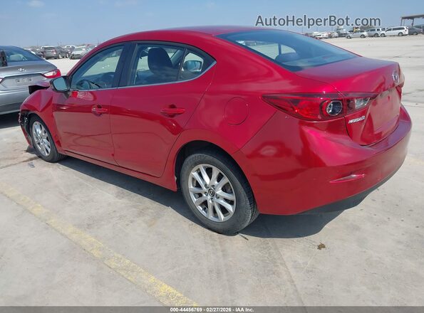 JM1BM1U7XG1282839 2016 MAZDA 3 Red Задня ліва чверть