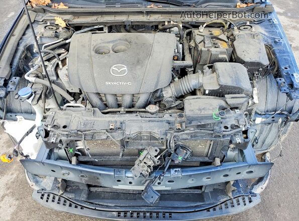 JM1BPALL6N1514694 2022 MAZDA 3 Синий Вид задней части салона
