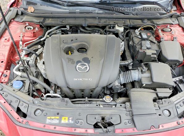 JM1BPALM0L1162654 2020 MAZDA 3 Red Սալոնի հետևի տեսք