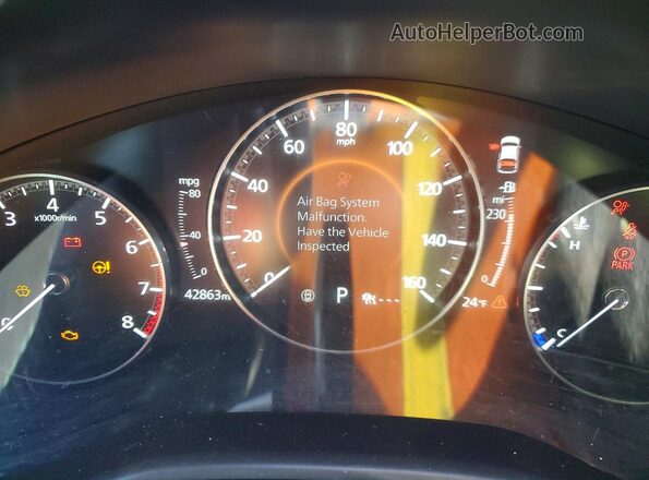 JM1BPALM7P1613987 2023 MAZDA 3 White ხელსაწყოთა პანელის ხედი
