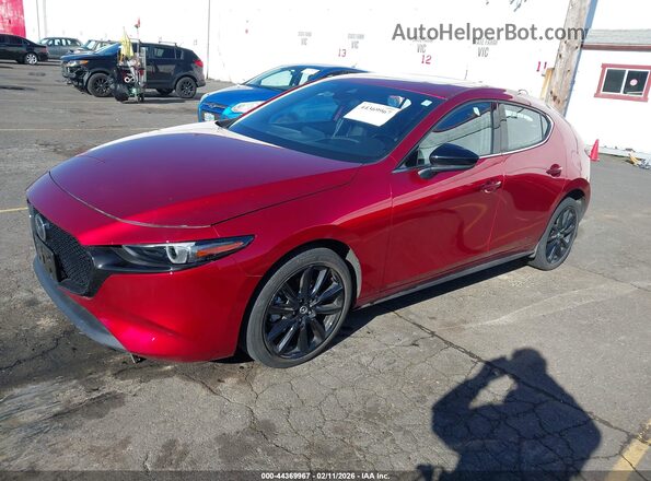 JM1BPBJY9M1309518 2021 MAZDA 3 Красный Передняя левая четверть