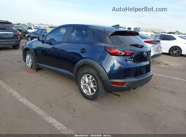 JM1DKDB70M1506294 2021 MAZDA CX-3 Blue Задня ліва чверть