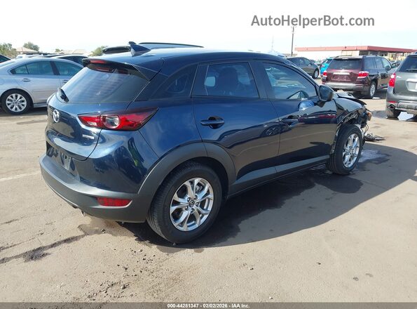 JM1DKDB70M1506294 2021 MAZDA CX-3 Blue Задня права чверть