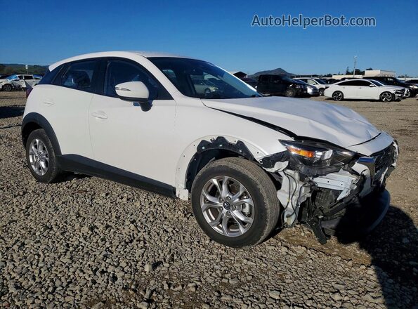 JM1DKDB75K0414570 2019 MAZDA CX-3 Белый Передняя правая четверть