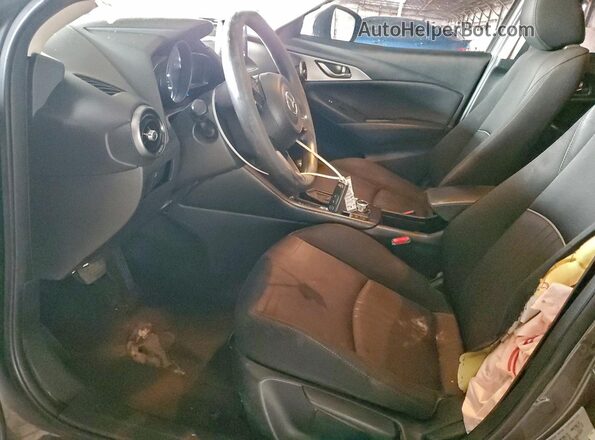 JM1DKDB77L1462180 2020 MAZDA CX-3 Серый Вид салона спереди