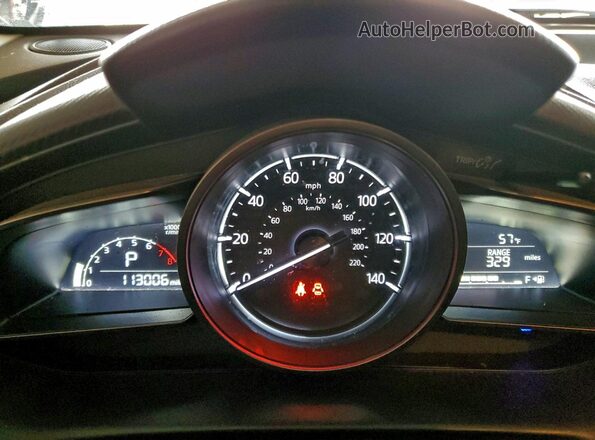 JM1DKDB77L1462180 2020 MAZDA CX-3 Серый Вид щитка приборов
