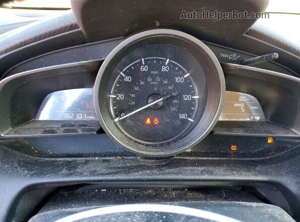 JM1DKDC73J0330020 2018 MAZDA CX-3 Красный Вид щитка приборов