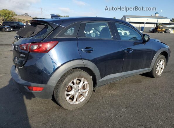 JM1DKFC74L1470991 2020 MAZDA CX-3 Blue Задня права чверть