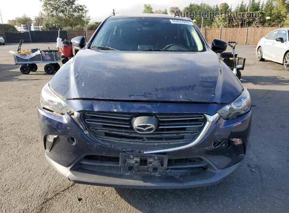 JM1DKFC74L1470991 2020 MAZDA CX-3 Blue Вид спереду