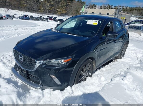 JM1DKFC76H0153629 2017 MAZDA CX-3 Black Առջևի ձախ երեք քառորդ տեսարան