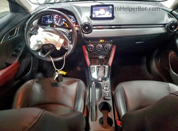 JM1DKFD77J0309875 2018 MAZDA CX-3 Blue Widok deski rozdzielczej