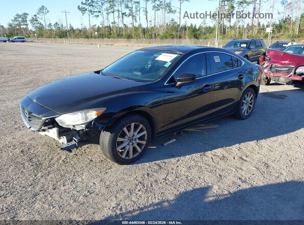 JM1GJ1U57G1405669 2016 MAZDA 6 Black Przód lewy
