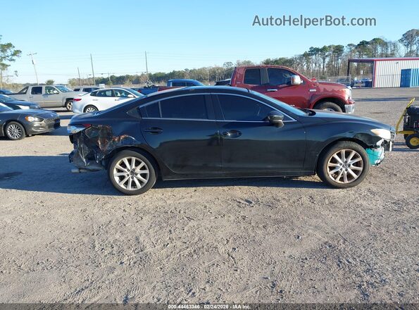 JM1GJ1U57G1405669 2016 MAZDA 6 Black Widok wnętrza z tyłu