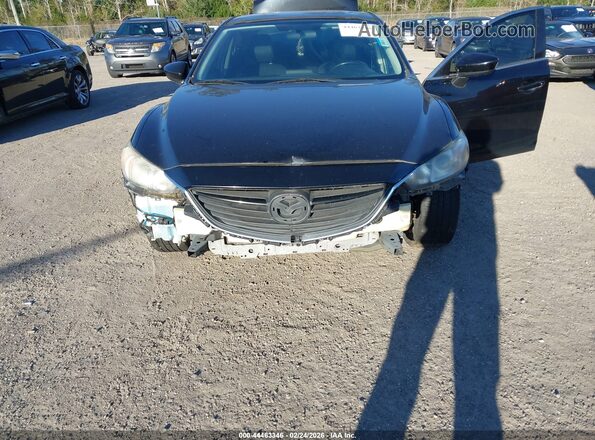 JM1GJ1U57G1405669 2016 MAZDA 6 Black Widok z przodu