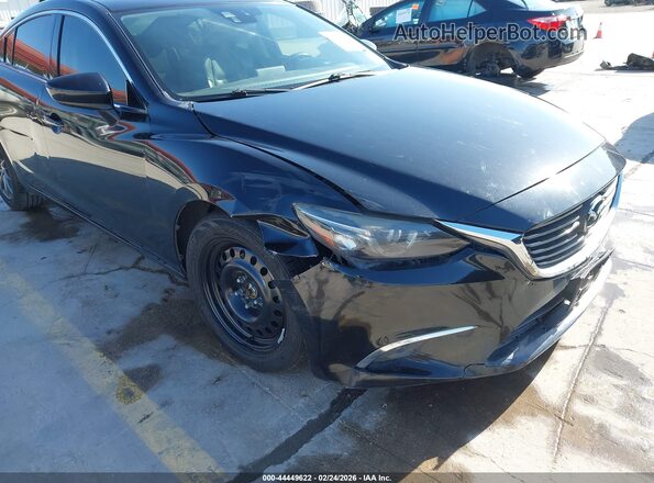 JM1GJ1W58G1454960 2016 MAZDA 6 Black Widok z przodu