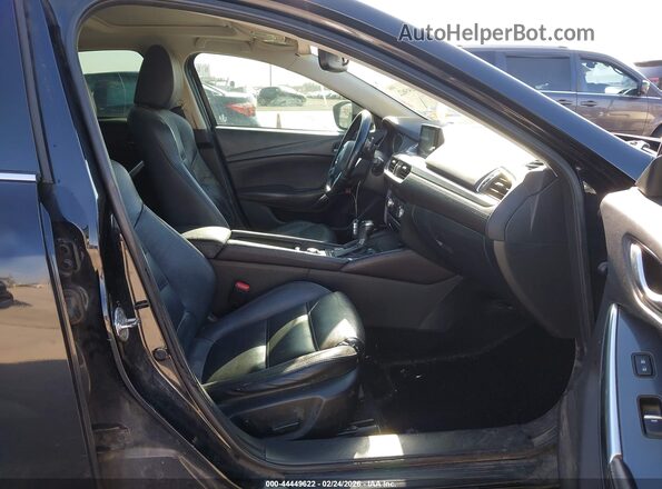 JM1GJ1W58G1454960 2016 MAZDA 6 Black Widok wnętrza z przodu