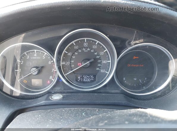 JM1GJ1W58G1454960 2016 MAZDA 6 Black Widok tylnych siedzeń