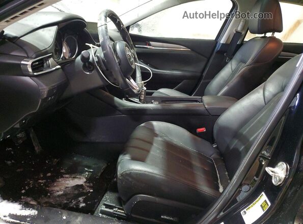 JM1GL1TY9K1507831 2019 MAZDA 6 Black Вид салону спереду