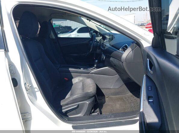 JM1GL1U52H1156127 2017 MAZDA 6 White Widok wnętrza z przodu