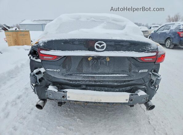 JM1GL1UM2J1319971 2018 MAZDA 6 Black Rear view