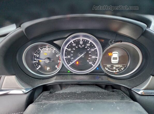 JM1GL1UM2J1327522 2018 MAZDA 6 Black ხელსაწყოთა პანელის ხედი